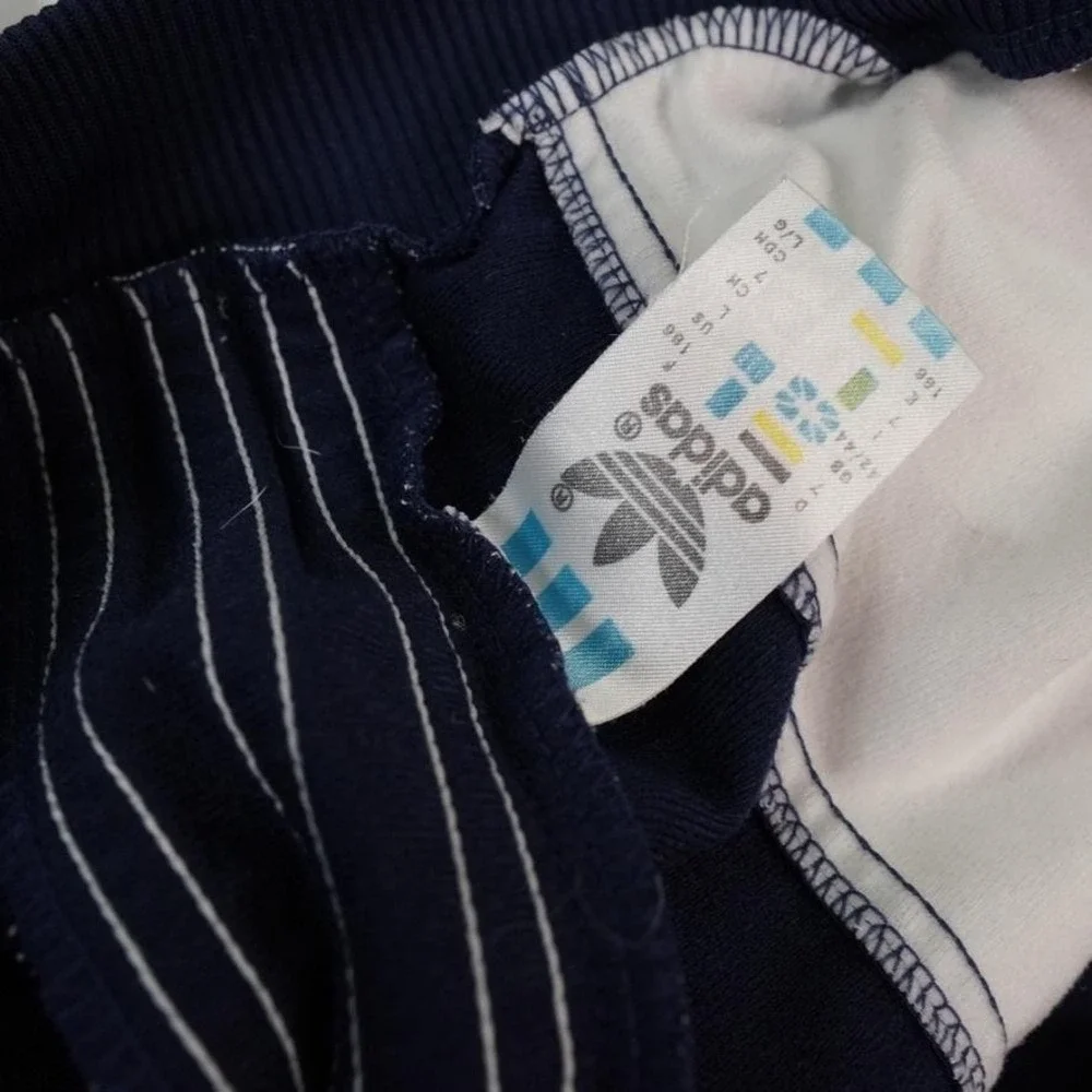 Vintage Adidas Jacket Mens Large Blue White Green Full Zip Sport Trefoil 90s‎